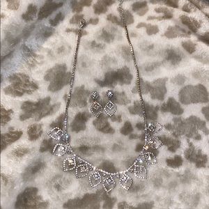 Glamorous Necklace and Earrings